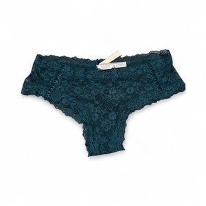 Victoria's Secret Lace Bottoms in Dark Teal